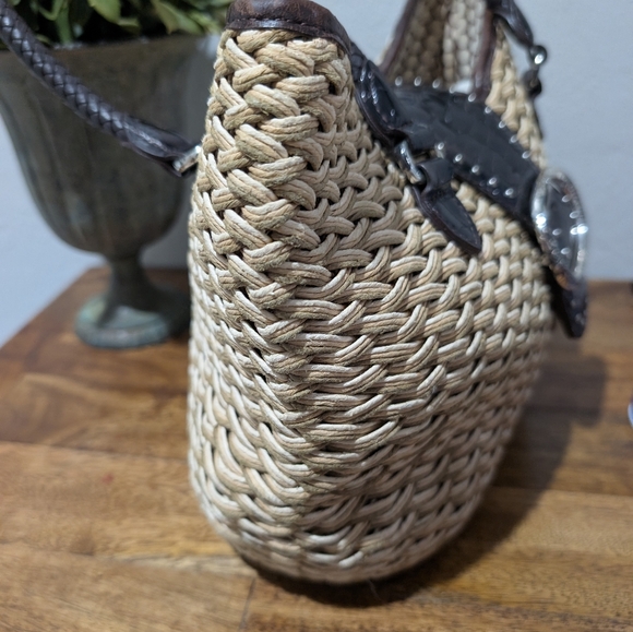 Brighton Shoulder Handbag Purse Leather Medium GUC Cute 👜 - Picture 3 of 7